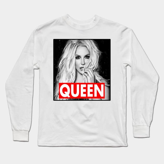 Queen Woman Long Sleeve T-Shirt by KalmenMcroy